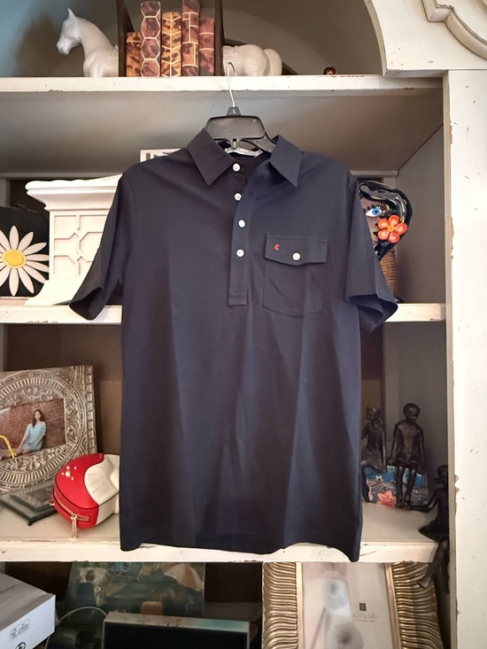 Criquet Other - Criquet Men’s 100% Pima Cotton Solid Black Polo Shirt SZ S NWT Small